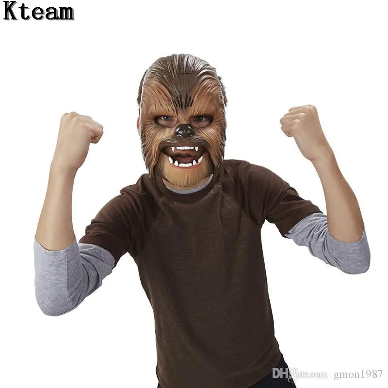 Высший сорт игры фильм Звездные войны The Force Awakens Chewbacca маска электронные светящиеся Вечерние и Хэллоуин карнавальные маски с голосом
