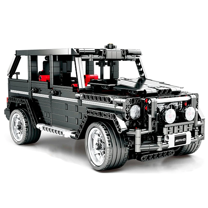 

In stock 1343Pcs Technic Series MOC 2425 G500 AWD Wagon RC off Road Car Set Building Block Bricks Toys Compatible with Bela