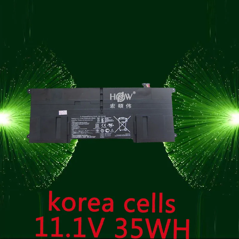 HSW Новый 11 1 В 3200 мАч 35Wh C32 TAICHI21 Батарея для Asus Ultrabook Taichi21 bateria Акку|battery for asus|asus