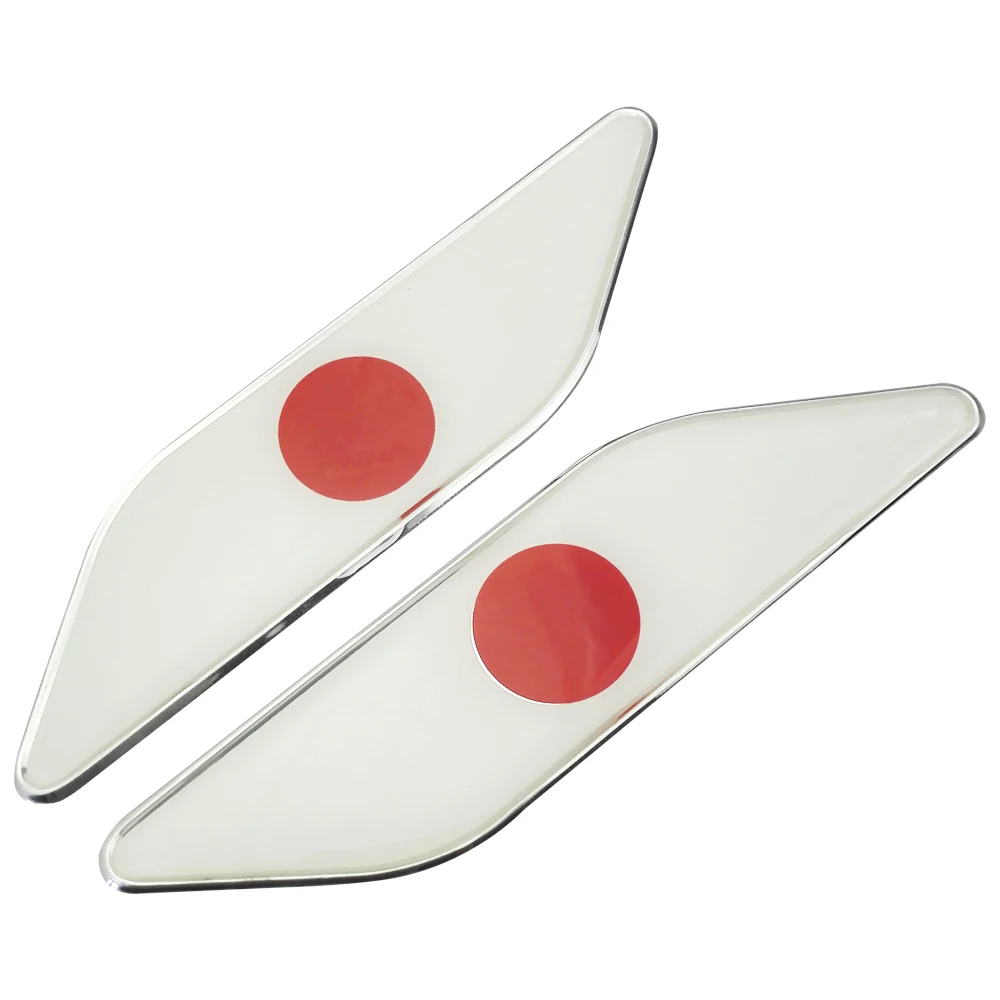 

2PCS Car Door Anti-Collision Strips Sticker For Japan Flag Logo For Toyota AQUA Yaris Corolla Prius Nissan Note Serena Honda Fit