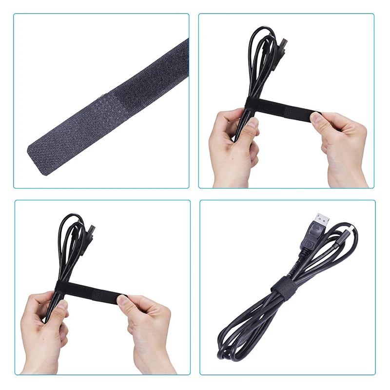 Ascromy-100PCS-Reusable-Fastening-Cable-Ties-Management-Straps-For-Computer-Charger-TV-PC-Cables-Organizer-Wraps-Cable-Winder (18)