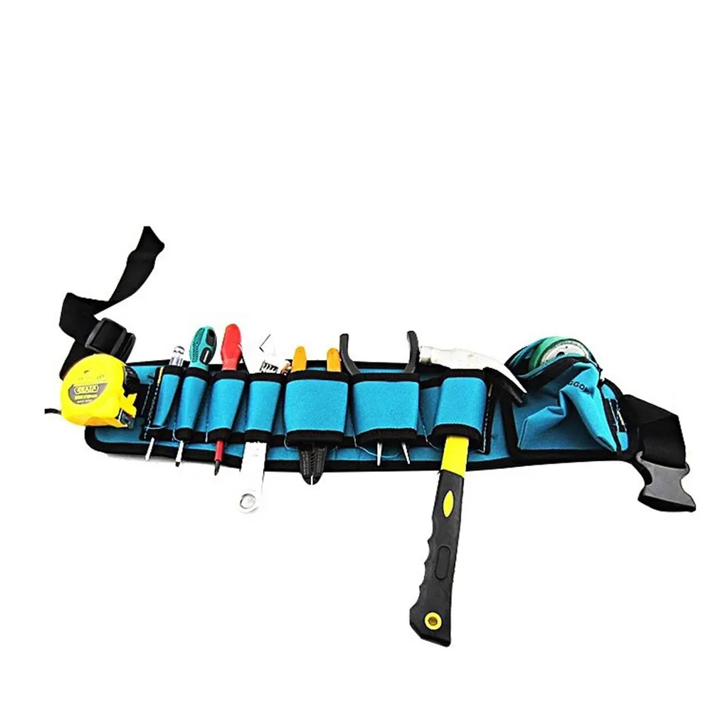 Multifunctional Tool Bag Kit Pockets Waist Belt Herramientas Para Electricistas Storage Bags Electrician Waterproof Oxford Tools