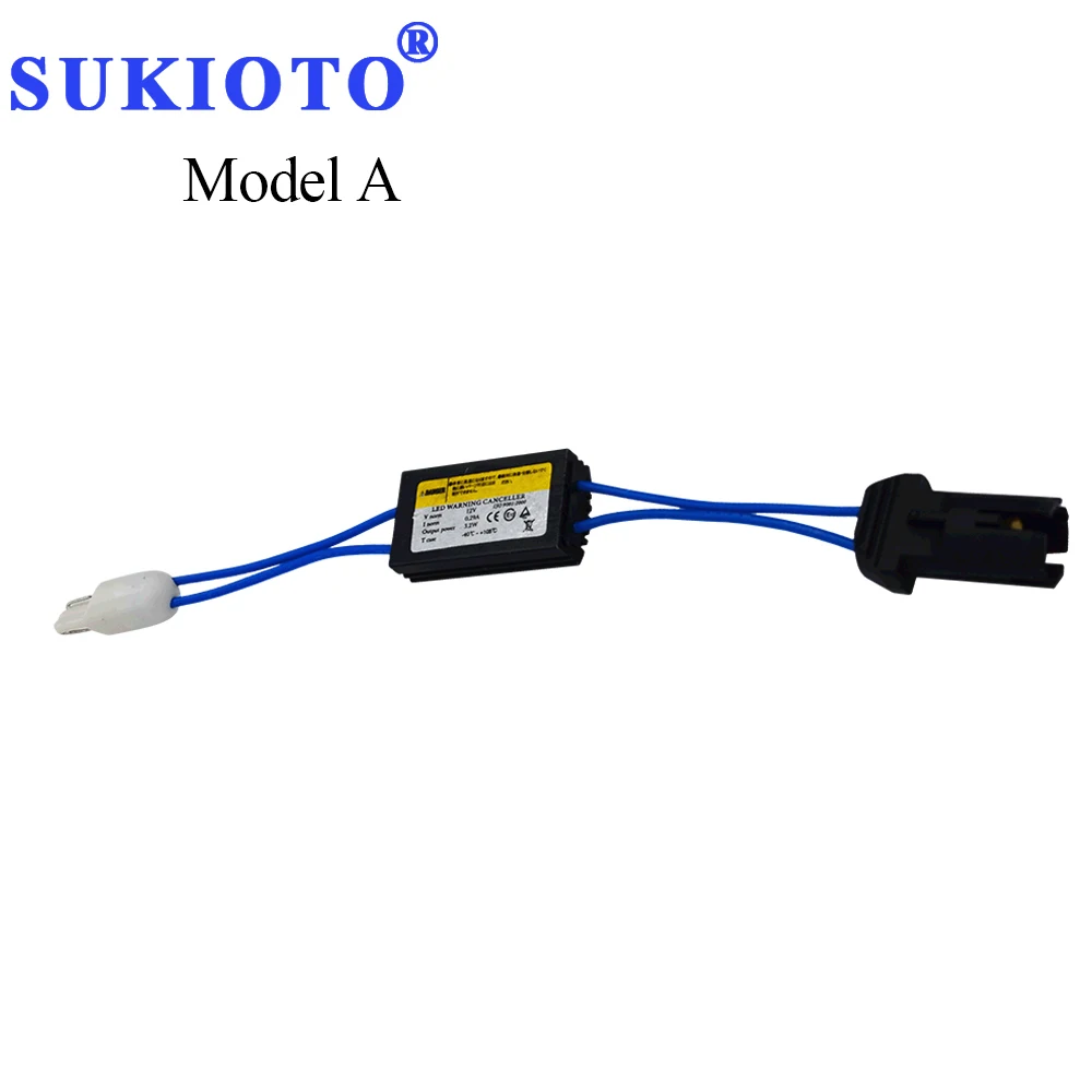 SUKIOTO 10-100PCS OCB Canbus Decoder T10 LED resistor for LED Lamps W5W t10 canbus canceller NO Error 168 car styling accessory (9)