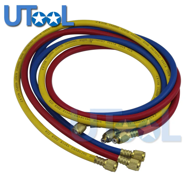  Refrigeration Air Conditioning Manifold Gauge Maintenence Tools R134A Car Set With Carrying Case