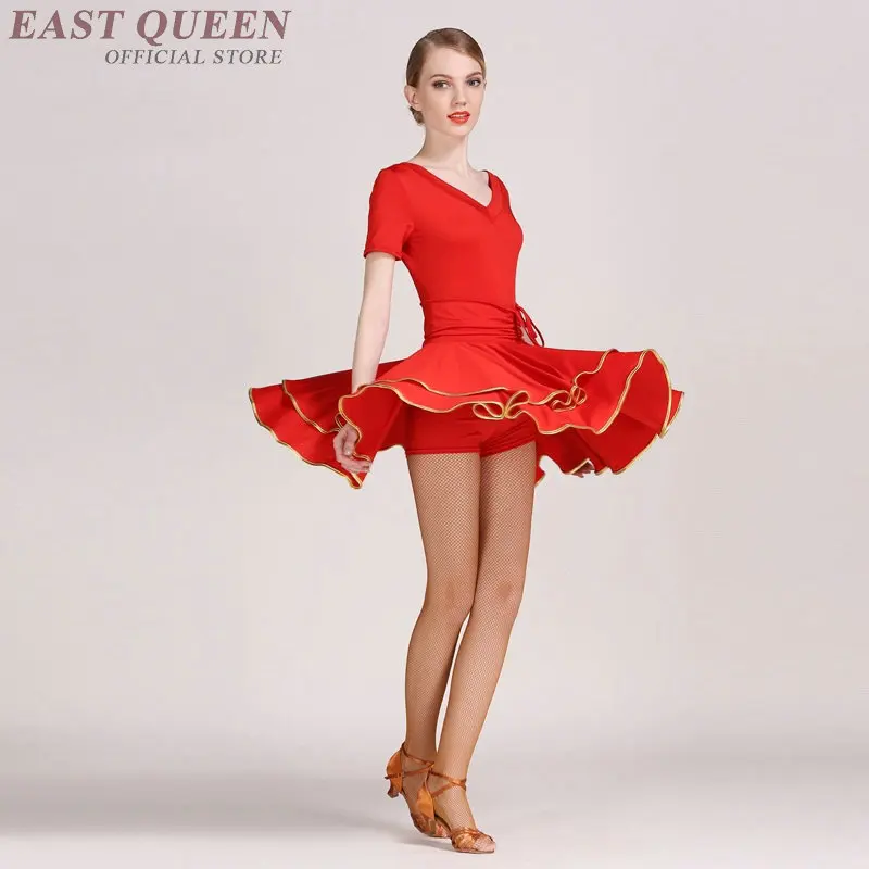 Latin dance practice wear samba dance costumes red sexy female women