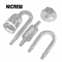 Nicrew – diffuseur de CO2 4 en 1 pour Aquarium, bricolage, réservoir en verre, réacteur à bulles, régulateur solénoïde, mousse, atomiseur de CO2 pour Aquarium, plantes vivants