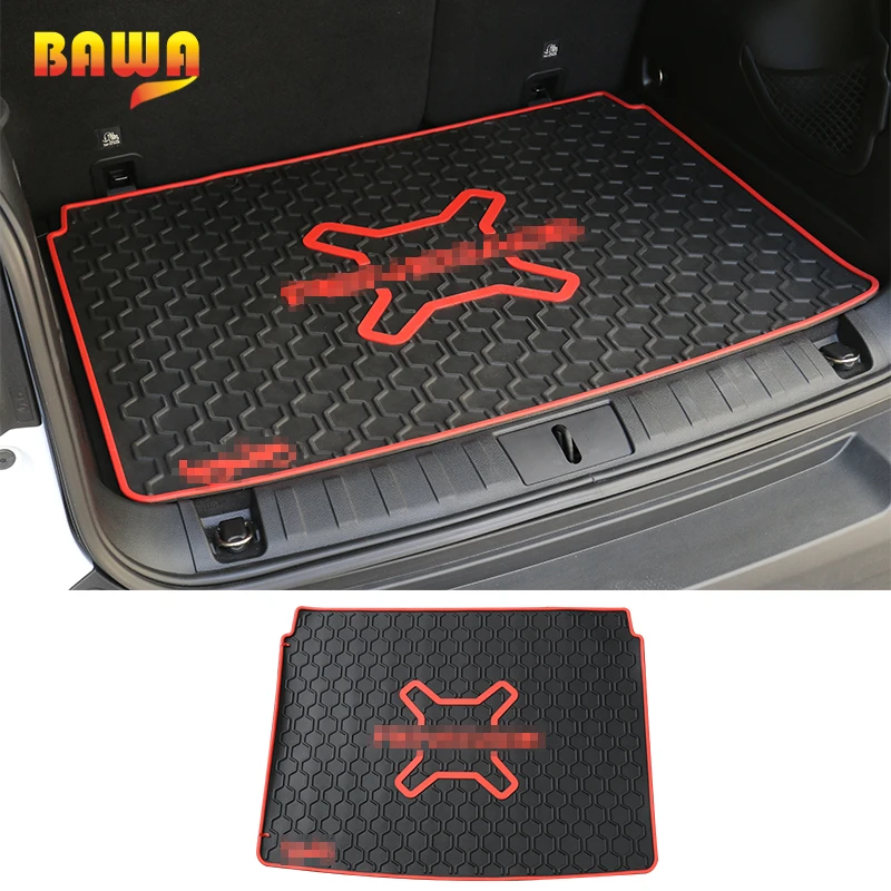 BAWA Cargo Liner for Jeep Renegade 2016 2017 Rubber Trunk Mat