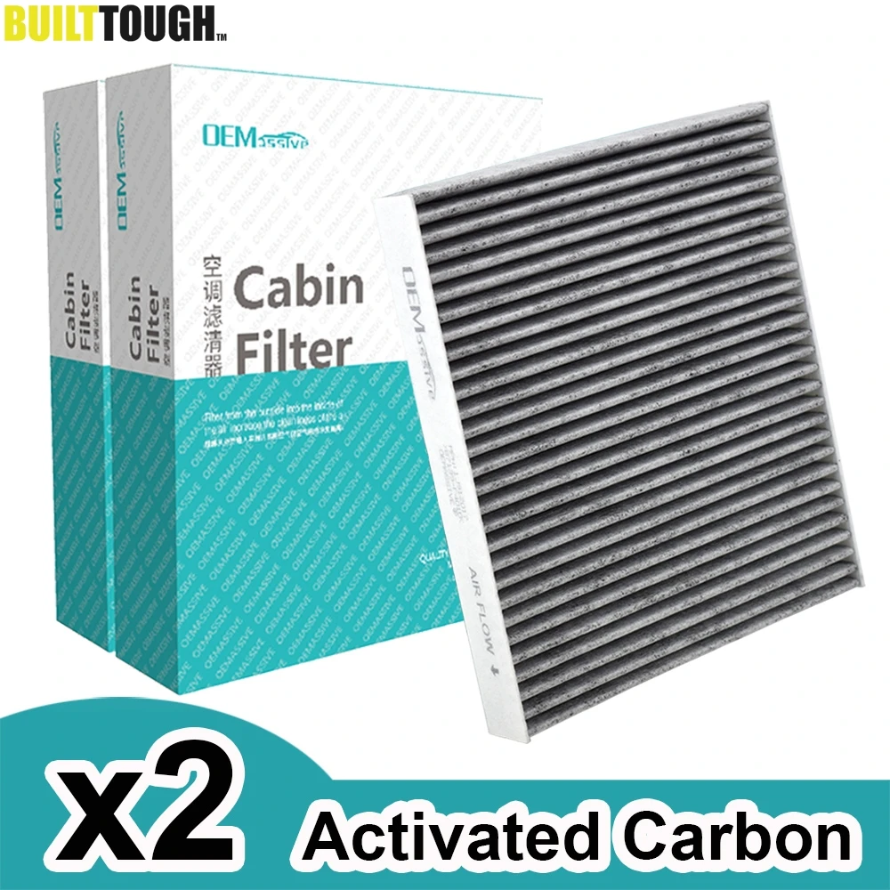 

2x Car Pollen Cabin Air Conditioning Filter Activated Carbon For Kia Sorento Prime 3 UM Toyota C-HR CHR 2016 2017 2018 2019