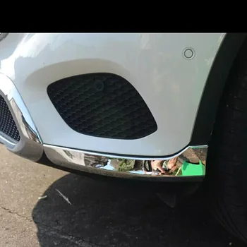

ABS Chrome For Mercedes Benz GLC 2016 2017 2018 Car Car Front guard Corner strip Cover Trim auto accessories styling 2pcs