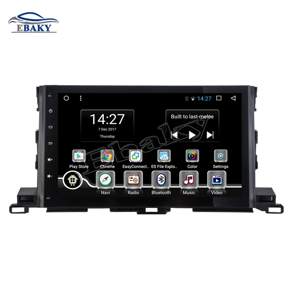Cheap NaviTopia 10.1inch 1GB/2GB RAM Quad Core/Octa Core Android 7.1/8.1 Car DVD Radio for Toyota Highlander 2015 with GPS/maps 9