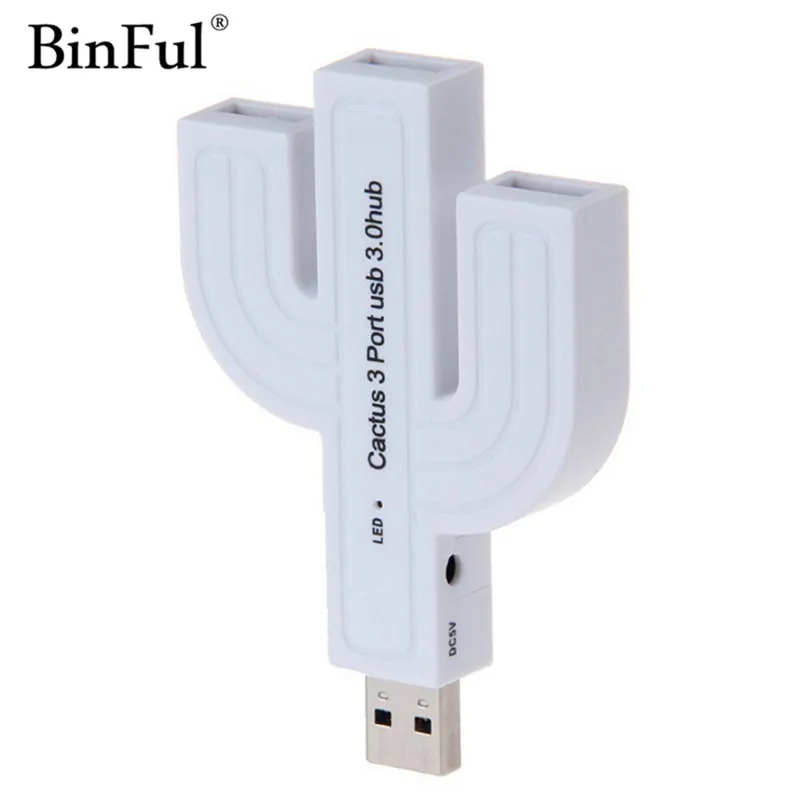 BinFul بروتابلي تصميم مدمج 5 Gbps أوسب 3.0 3 ميناء هاب الفاصل محول فائقة السرعة لأجهزة الكمبيوتر المحمول PC الكمبيوتر مزود طاقة عالي القدرة