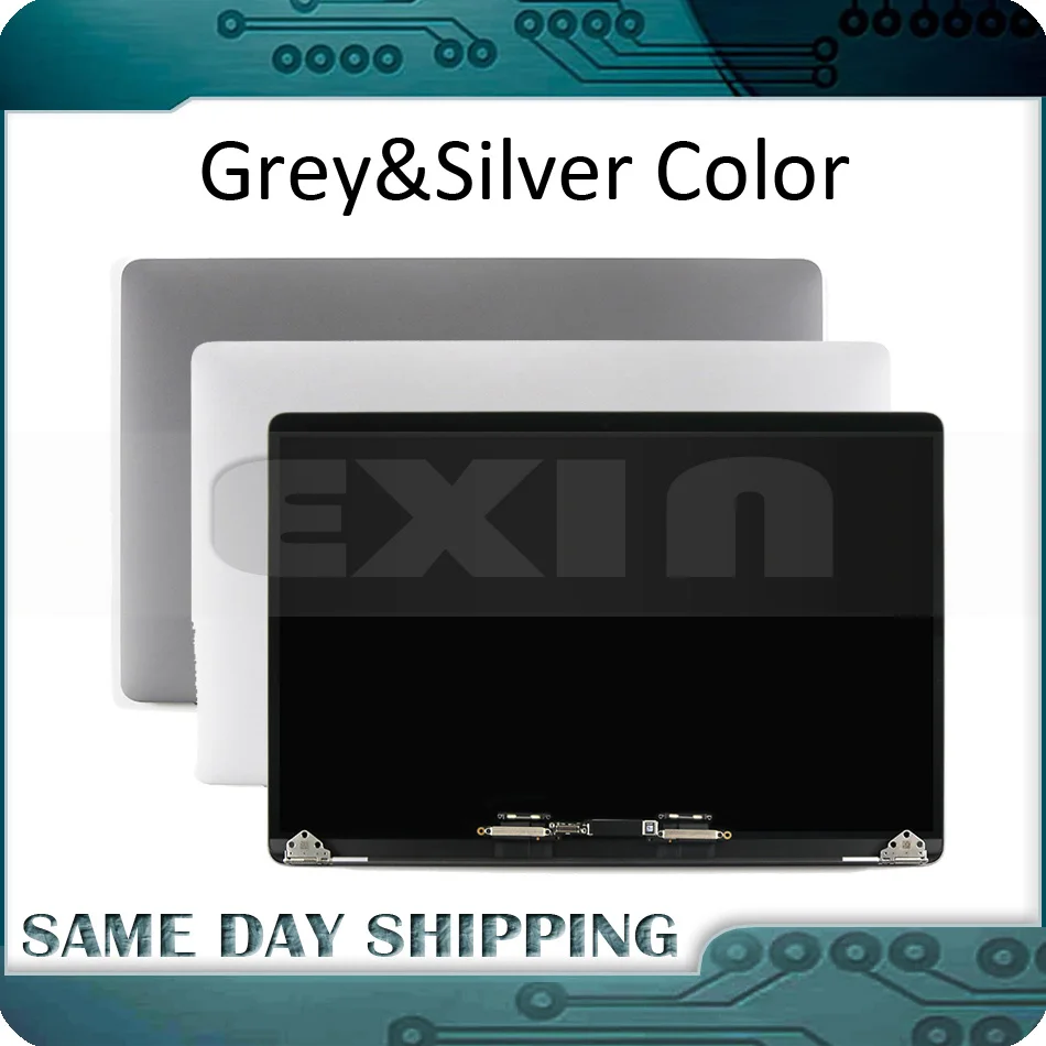 

2018 2019 for Macbook Pro Retina 15.4" A1990 Full LCD Display Screen Complete Assembly Space Gray Grey Silver Color MR932 MR942