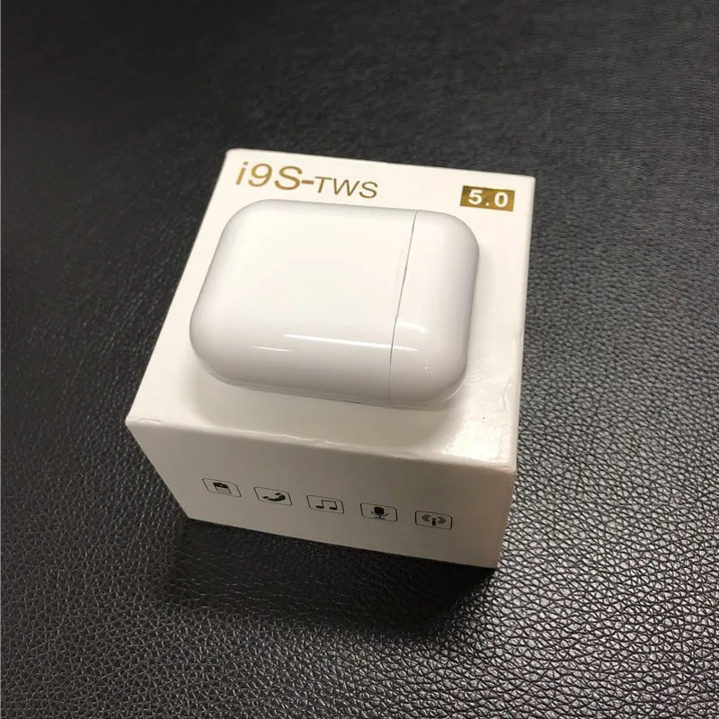 جديد i9s Tws بلوتوث صغير 5.0 سماعات سماعة سماعات لاسلكية Headsets1: 1 الأذن القرون شحن مربع ل Xiaomi الروبوت