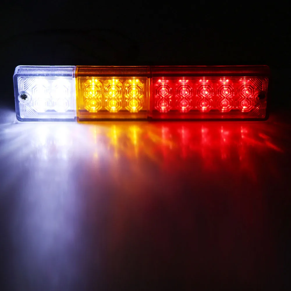 1pcs 12V 20 LED ATV Trailer Truck LED Tail Light Waterproof 20leds ATV Trailer Truck Yacht Car Taillight Reversing Running Brake