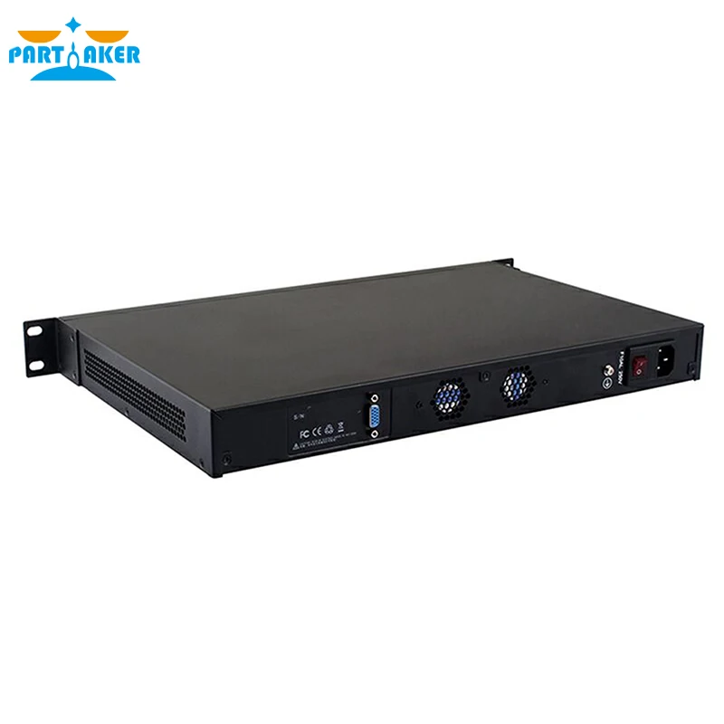 Partaker R14 ROS 8 портов сервер межсетевого экрана с бортовым Intel I5 2467 M/2557 M двухъядерным 4G ram 64G SSD