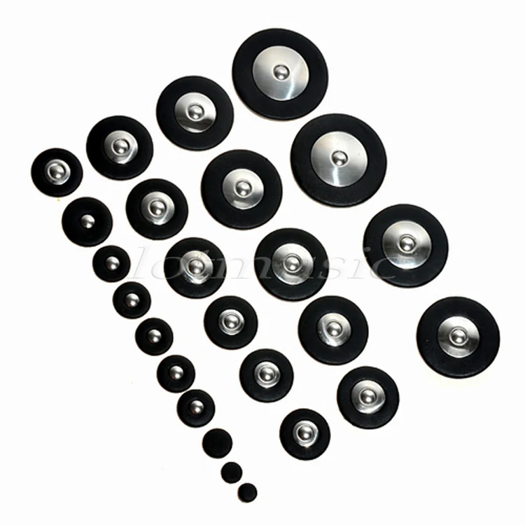 Black Soprano Saxophone Pads Complete Set of 28 Pads Sax Partsin Parts & Accessories from