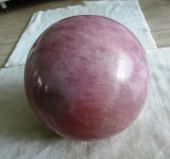 

xd j00879 Huge Natural Polished Pink Quartz Crystal Sphere ball Madagascar