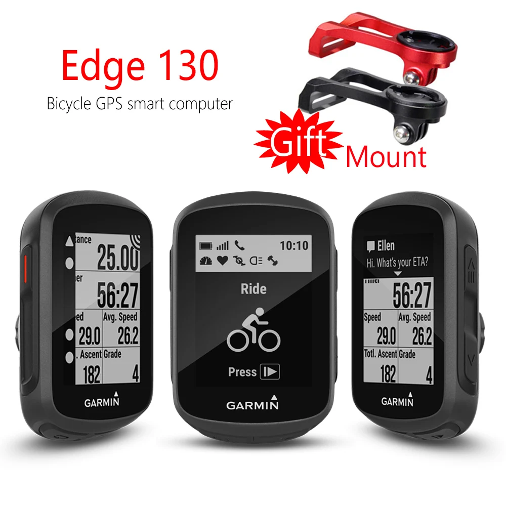 

GARMIN Edge 130 GPS+GLONASS 200 520 820wireless Waterproof Bicycle Computer Speedometer IPX7 -(Give a Mount)