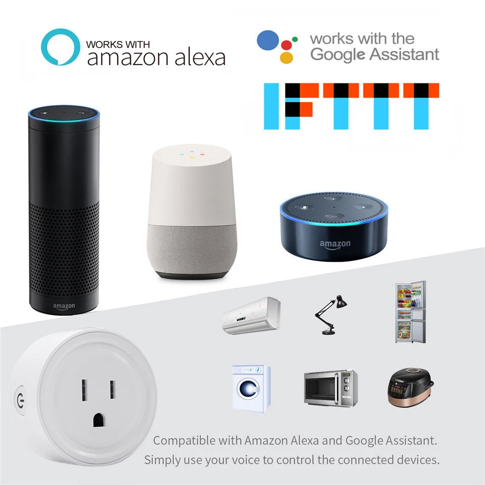Ewelink WiFi розетка умная 2 USB 10A FR Великобритания США ЕС вилка приложение