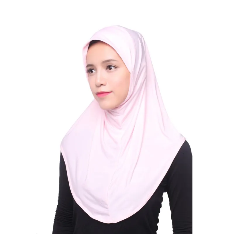 Мусульманские женщины внутренний хиджаб головной убор Кепка исламский полное покрытие головной убор шаль - Цвет: 6
