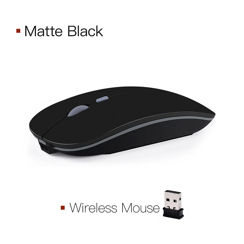 Двухрежимная Беспроводная Bluetooth мышь 2,4G эргономичная 1600 dpi тонкая компьютерная беспроводная мышь Bluetooth для ноутбука ПК