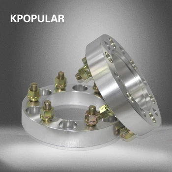 

2 pcs wheel spacers sizes 6x139.7 thickness 30/35mm center hole 108mm for Toyota Jeep aluminum alloy quality nut 12x1.5