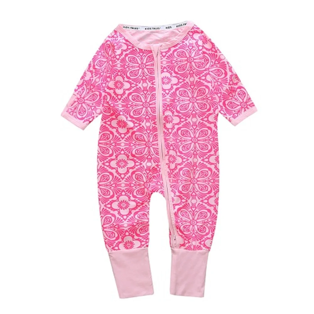 Детский комбинезон с длинным рукавом цветочным принтом|infant romper|baby girl rompernewborn baby boy