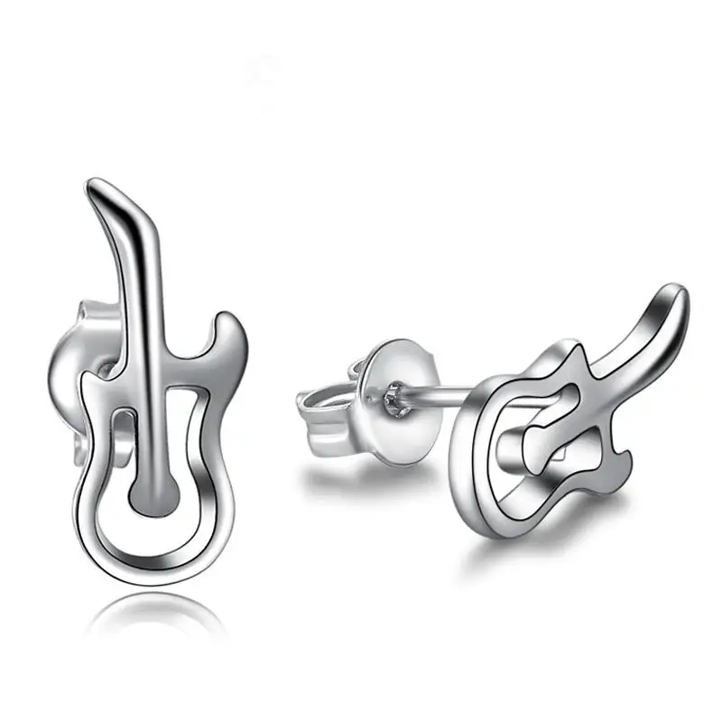 Fashion Violin Stud Earrings For Women Earring Earings 925 Sterling