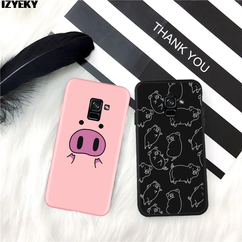 Чехол IZYEKY для Samsung Galaxy A3 A5 A7 2016 2017 A9 A8 A6 Plus 2018 S10e S10 S9 милый силиконовый чехол с