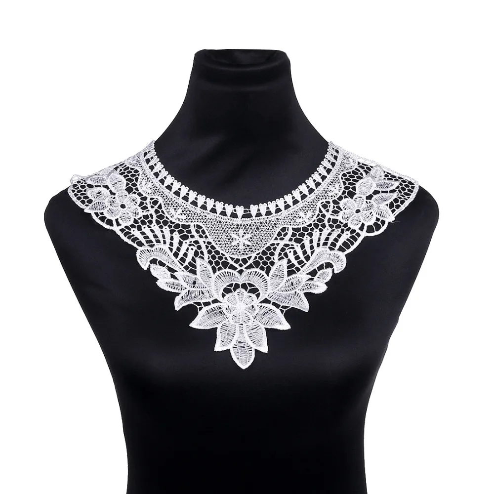 wedding dress with collar neckline