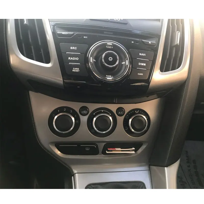 

3pcs/set Aluminum Alloy Air Conditioning Knob AC Knob Heat Control Button For FORD FOCUS 2 MK2 Focus 3 MK3 Mondeo Sedan