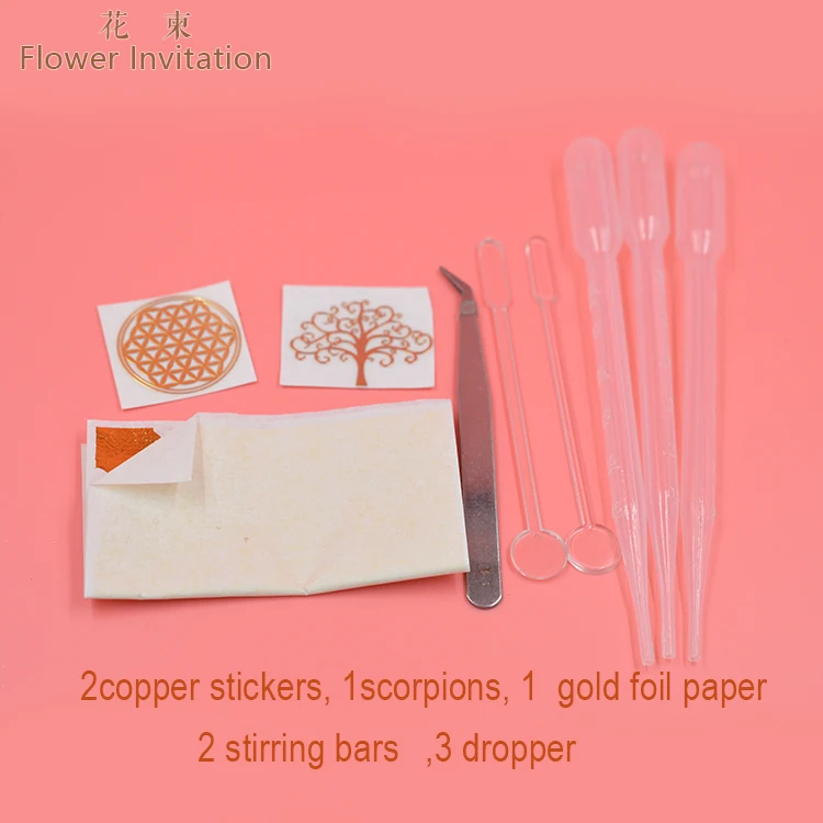  Flower Invitation Manual DIY Pyramid novice package foundation bag Package Kit