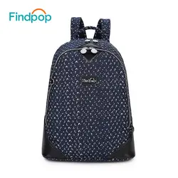 Findpop винтажный рюкзак женский 2018 новый дизайн холст рюкзак Mochila водостойкий цветочный принт Рюкзак Сумка для женщин рюкзак