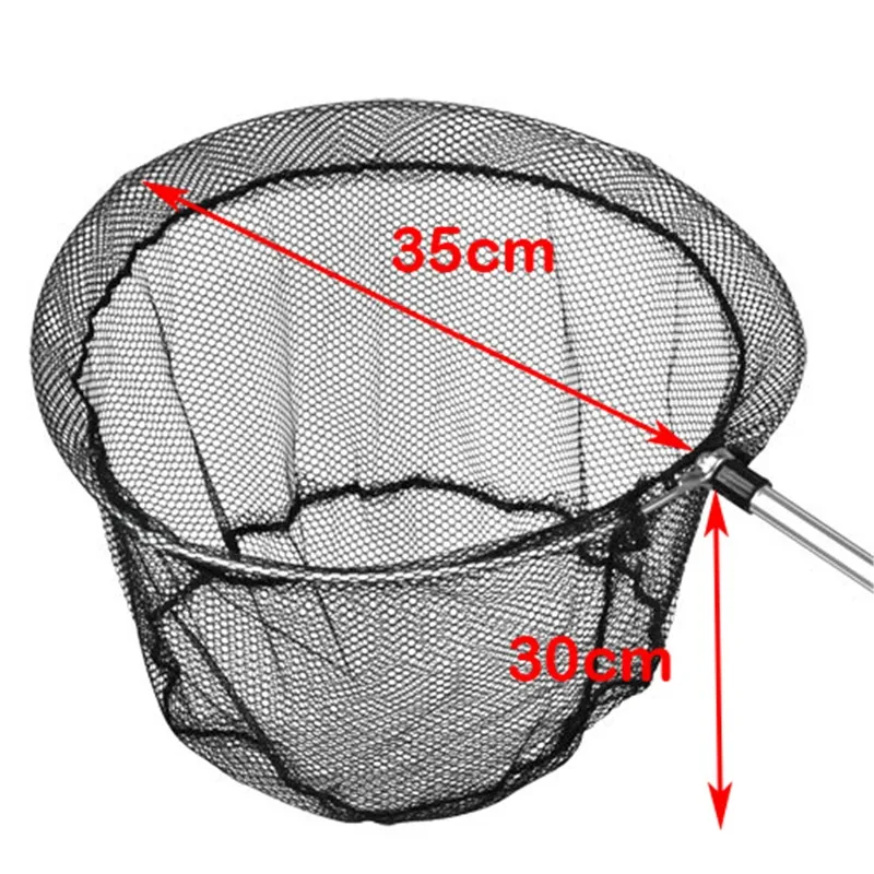 Vivid-worlD YUMOSHI 160 см-210 см ручной сачок для рыбы, сеть из алюминиевого материала, сачок для рыболовных снастей, аксессуары