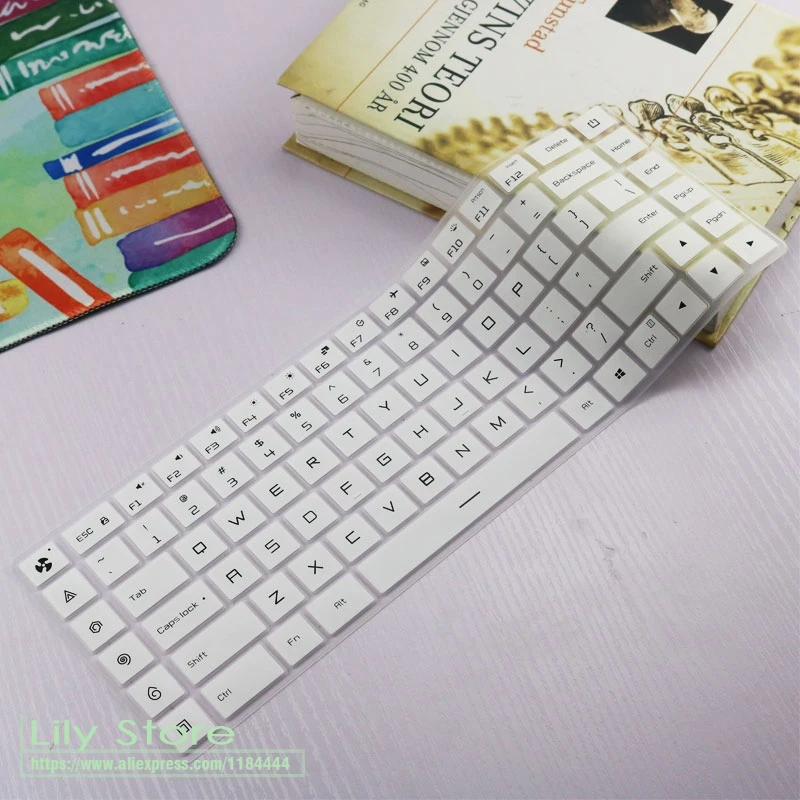 Для Xiaomi mi Ga mi ng ноутбук 15,6 ''i5 GTX 1050 i7 GTX 1060 игровой ноутбук 15 дюймов силиконовый защитный чехол для клавиатуры - Цвет: white