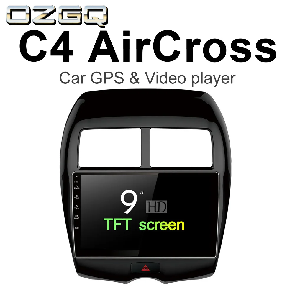 

OZGQ Android 7.1 Car Player For Citroen C4 AirCross 2012~2017 HD Screen Auto GPS Navigation with BT Radio TV Audio Video Music