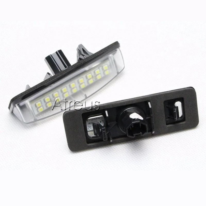 2X Автомобильный светодиодный номерной знак светильник 12V SMD лампа для Toyota Avensis