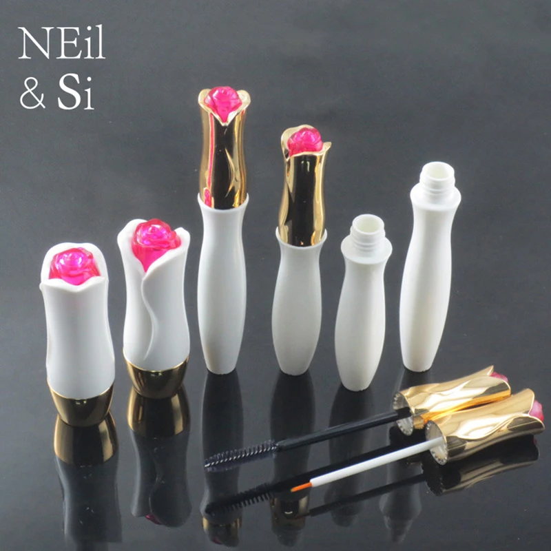 Buy Rose Shape Plastic Lipstick Bottle Lip Gloss Liquid Eyeliner Mascara Makeup