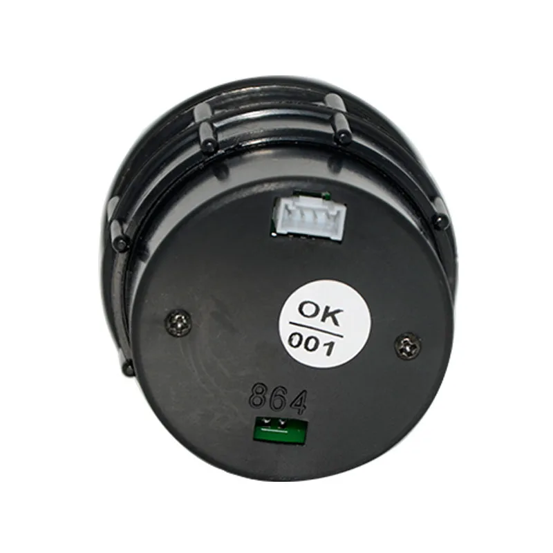 2 52mm 7 색 LED 자동차 오일 온도 게이지 40-140 섭씨 오일 온도 측정기 센서가있는 고속 스테퍼 모터