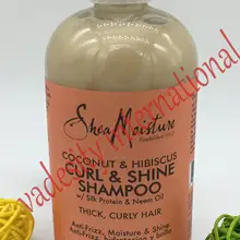 Увлажнитель с масляным деревом кокосовый Гибискус локон& шампунь для блеска волос/384 мл