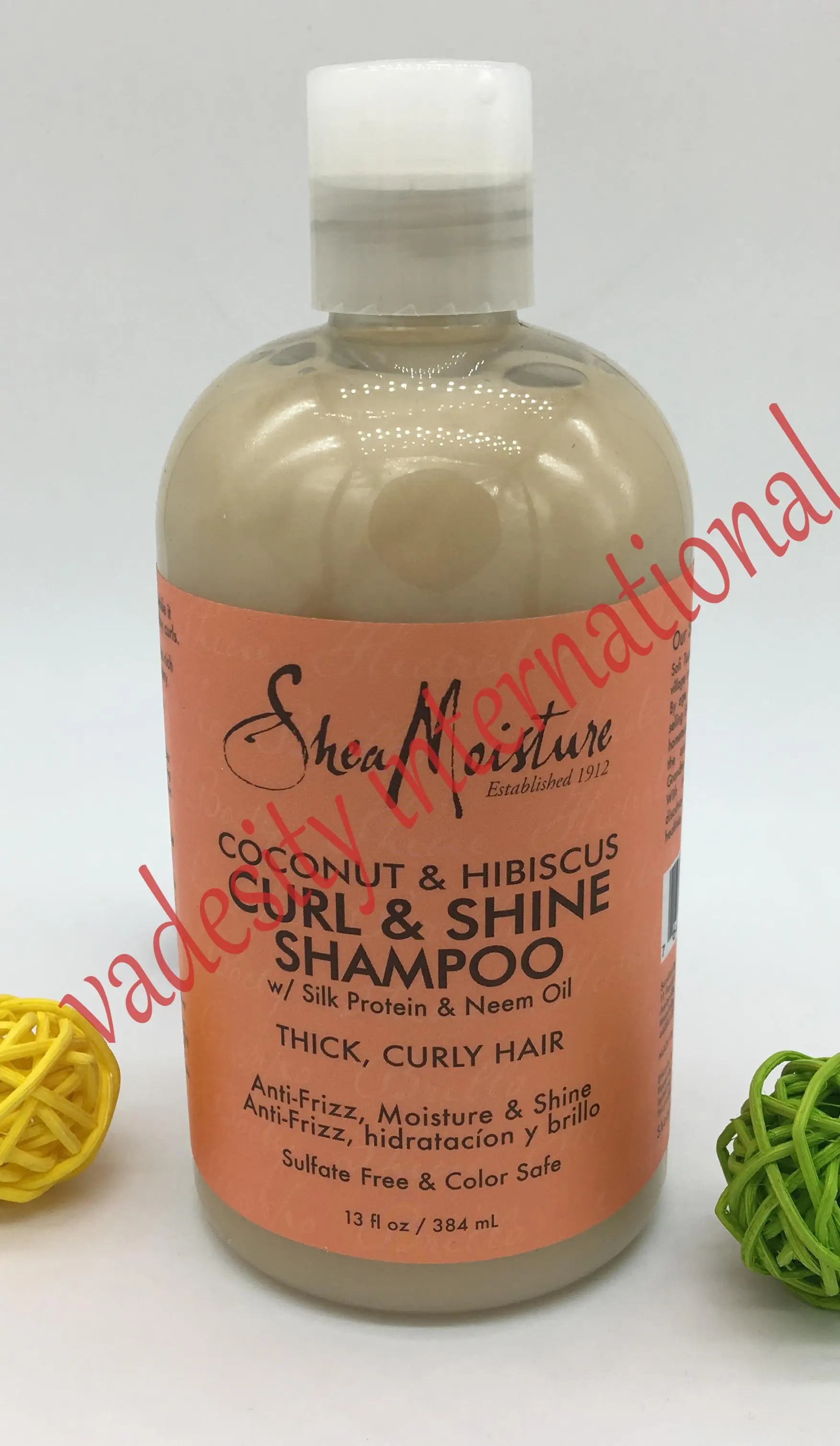 Shea Moisture coconut hibiscus curl &amp shine Shampoo /384ml | Красота и здоровье