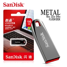 Genuine SanDisk CZ71 USB Flash Drive 64GB 32GB 16GB Pen Drive USB 2.0 Original Support Official Verification Pendrive