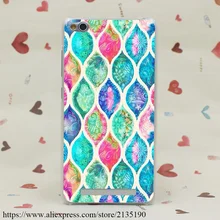 1758W Tartan Hard Transparent Case for Redmi 2 2A 3s Pro Note 2 3 Pro Meizu M2 Mini M3 M2 Note