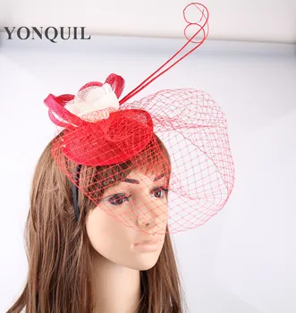 

elegant sinamay material fascinator base headwear women event hair accessories race hat suit for all season 17 colors FNR151117