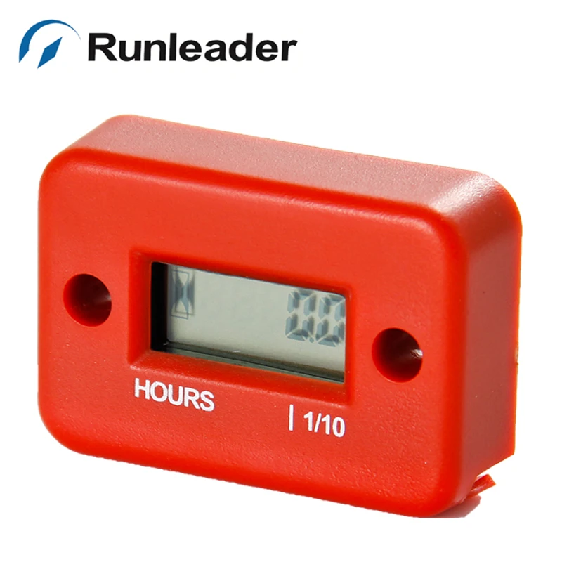 10 шт./лот) Runleader hm006A Индуктивный Цифровой Водонепроницаемый газовый счетчик мото-часов цифровой счетчик часов мотокросса