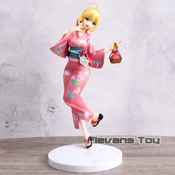 

Anime Fate Grand Order FGO Nero Claudius Red Saber Yukata Kimono Ver. PVC Action Figure Collectible Model Toy