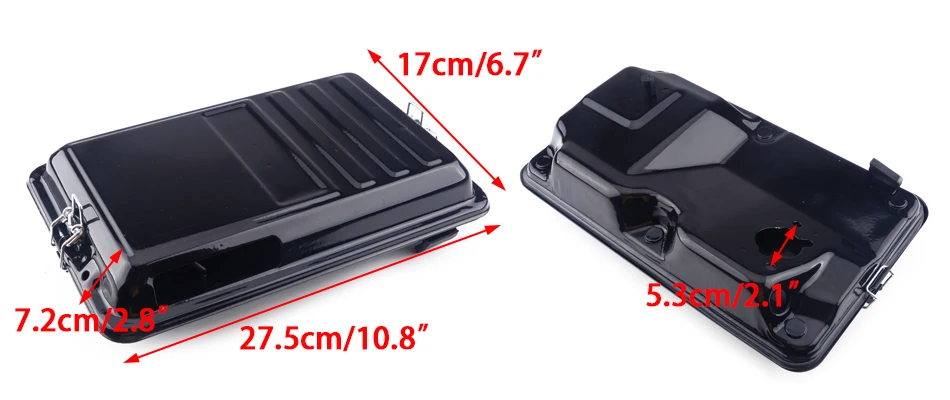 LETAOSK высокое качество металла черный воздушный Корпус & фильтр в сборе подходит для Honda GX340 11HP/GX390 13HP генератор
