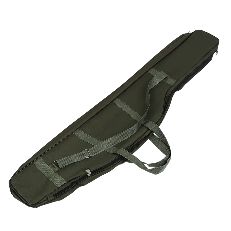 

JIANGBO Fishing Bags Multifunctional Canvas Fishing Rod Reel Lure Canvas Pole Storage Case 120Cm Carp Fishing Tackle