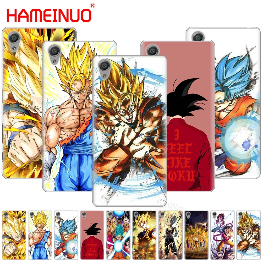 Dragon Ball Z Hero Goku Super Saiyan Cover Phone Case For Sony Xperia C6 Xa1 Xa2 Xa Ultra X Xp L1 L2 X Compact Xr Xz Xzs Premium Buy At The Price Of