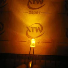 100 шт. 3 мм желтый светодиодный светодиод/F3 светодиодный желтый цвет